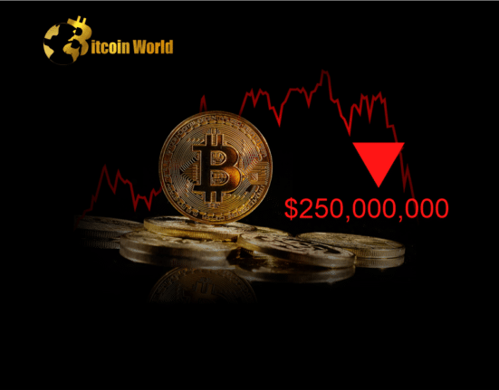 $250,000,000 in Bitcoin and Crypto Liquidated as Markets Abruptly Reverse