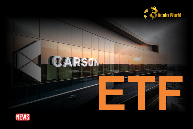 Carson Group Selects Four Bitcoin ETFs For Clients Portfolios