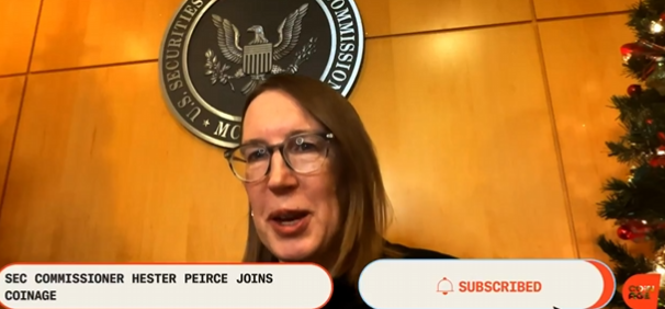 U.S. SEC Commissioner Hester Peirce Discusses Potential Shift in Crypto Policy