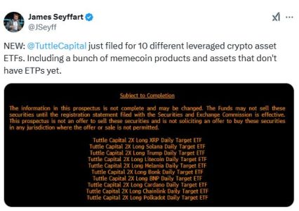 Tuttle Capital leveraged crypto ETFs