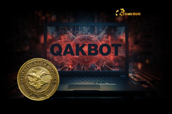 DOJ Crypto Seizure: US Government Files to Confiscate Astonishing $24M From Qakbot Developer