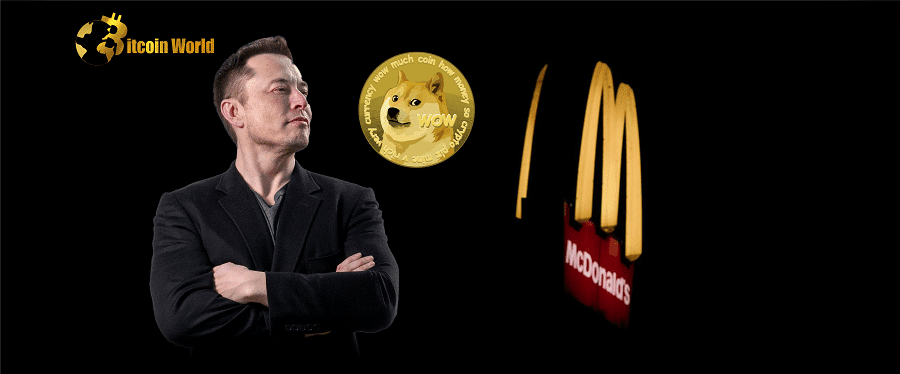 Elon Musk Maintains Push for Dogecoin (DOGE) to Be Accepted at McDonald’s