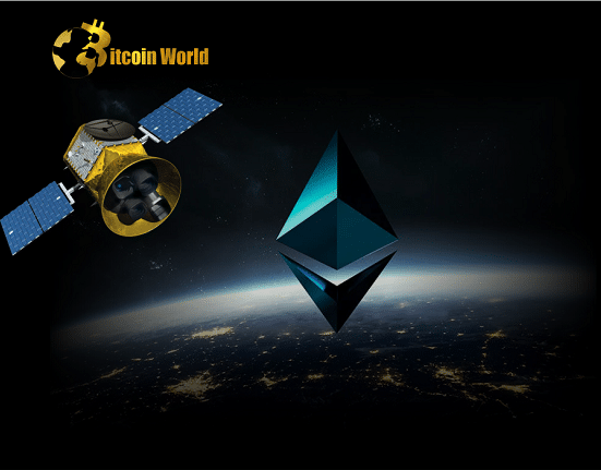 Satellite Orbiting Earth Participates in the Ethereum KZG Ceremony