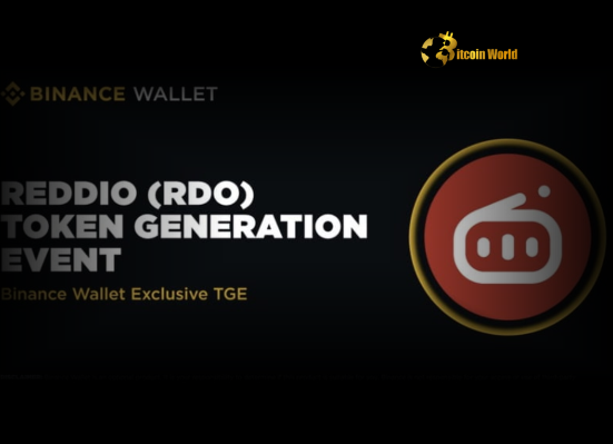 Exciting: **Binance Wallet** Announces 20th **Reddio TGE** on May 29