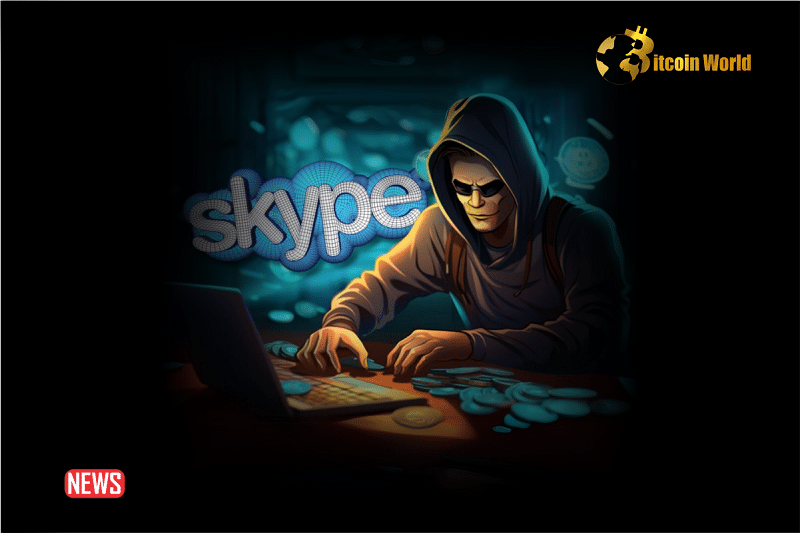 Victim Lost His Crypto After Using Fake Skype App