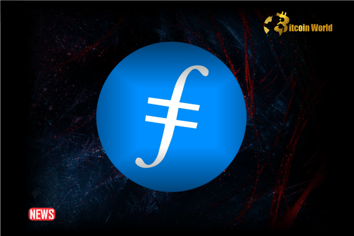 Cryptocurrency Filecoin's Price Increased More Than 3% Within 24 hours