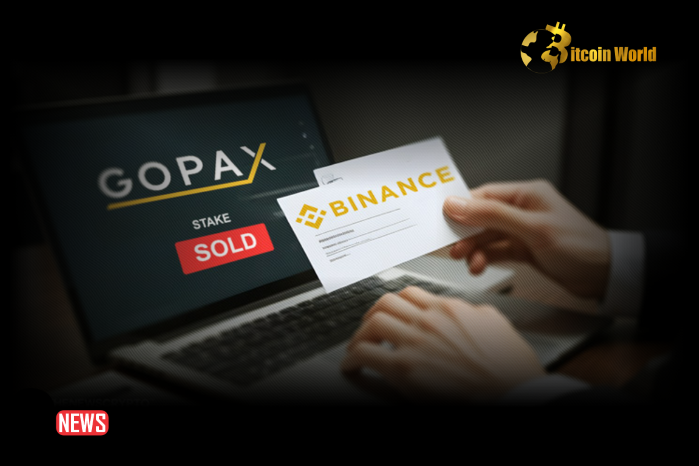 Binance Finalizes Sale Of Majority Stake In Gopax Exchange: Report