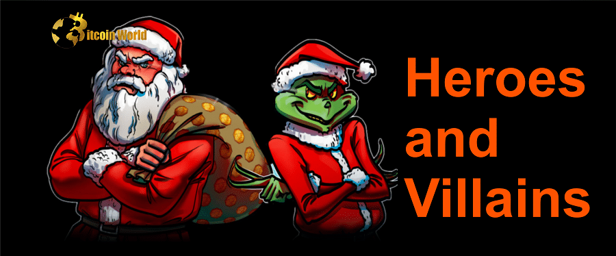 Santas and Grinches: The crypto heroes and villains of 2022