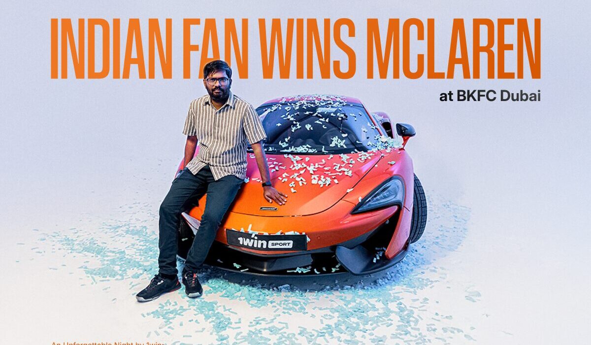 An Unforgettable Night by 1win: Indian Fan Wins McLaren at BKFC Dubai