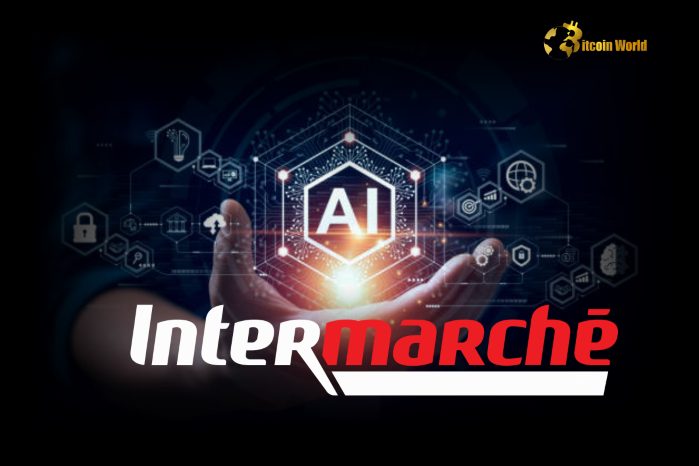 Intermarché's AI-powered shopping carts in Provins store