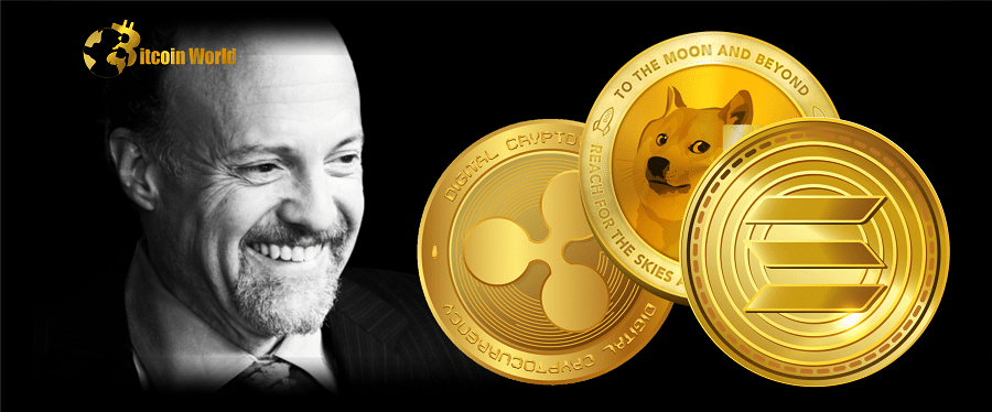 CNBC’s Jim Cramer Describes XRP, Solana, Dogecoin As ‘Giant Cons’