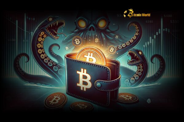 Massive Bitcoin Transfer 6,857 BTC Moves from Kraken to Unknown Wallet
