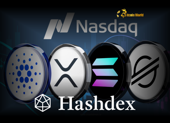 Nasdaq Proposes Bold Expansion for Hashdex Crypto ETF, Adding XRP, SOL & More