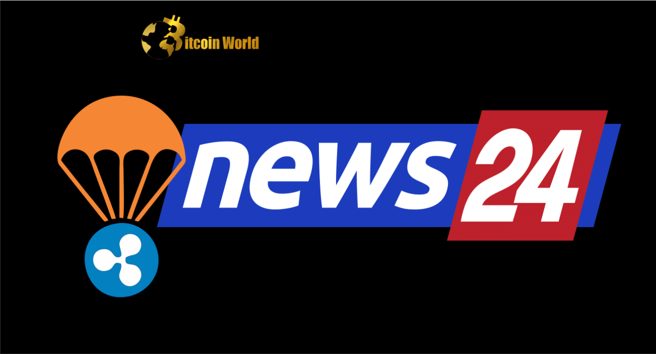 Crypto Hackers Promote Fake XRP Airdrop on News24 Twitter Account