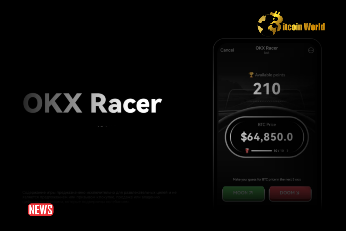 OKX launched Telegram Mini-app Bitcoin Price Guessing Game ‘OKX Racer’
