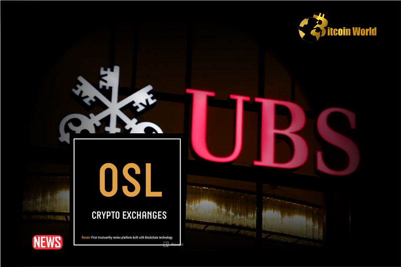 UBS Hong Kong and Crypto Exchange OSL Tokenize Investment Warrant on Ethereum