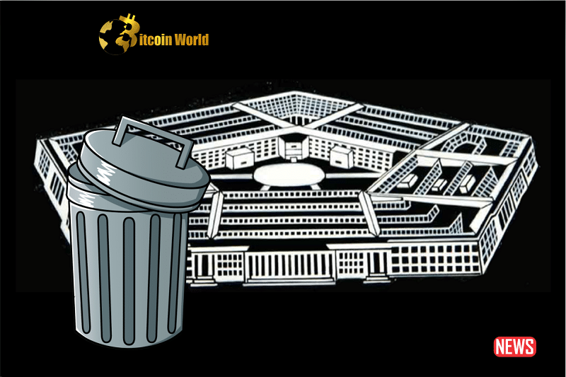 pentagon trash