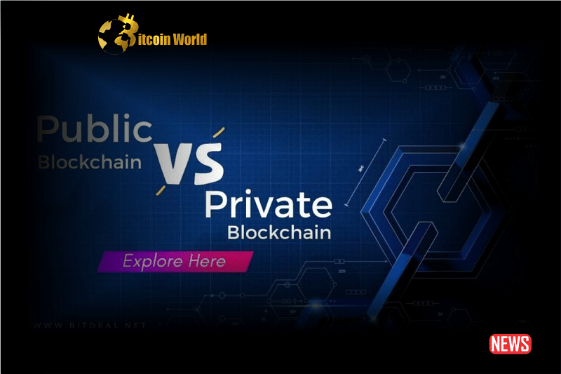 public blockchain vs privat