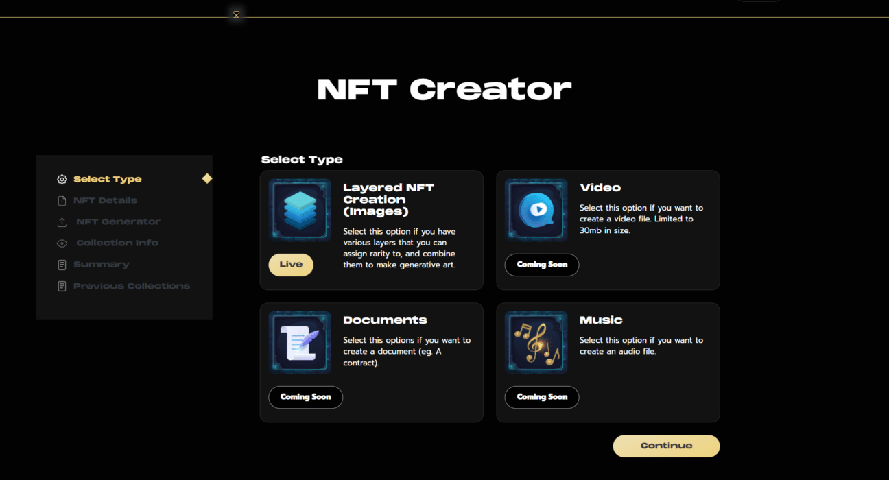 screencapture holygrails io collections nftgenerator 2023 04 14 11 18 32
