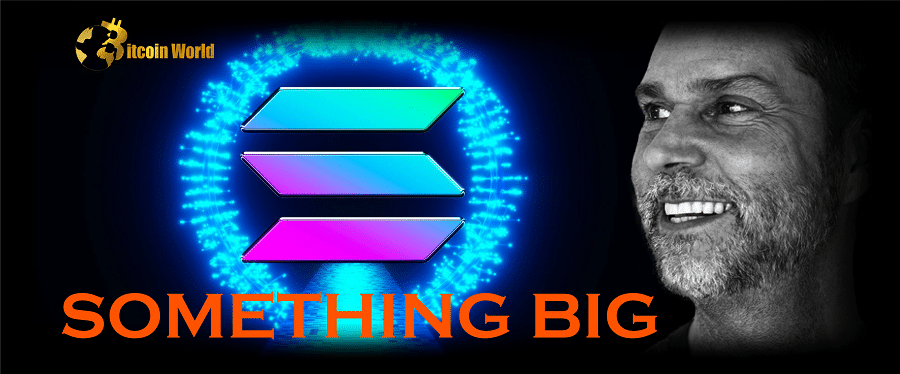SOL: Real Vision CEO Says Solana Team Is ‘Unlocking Something Big’