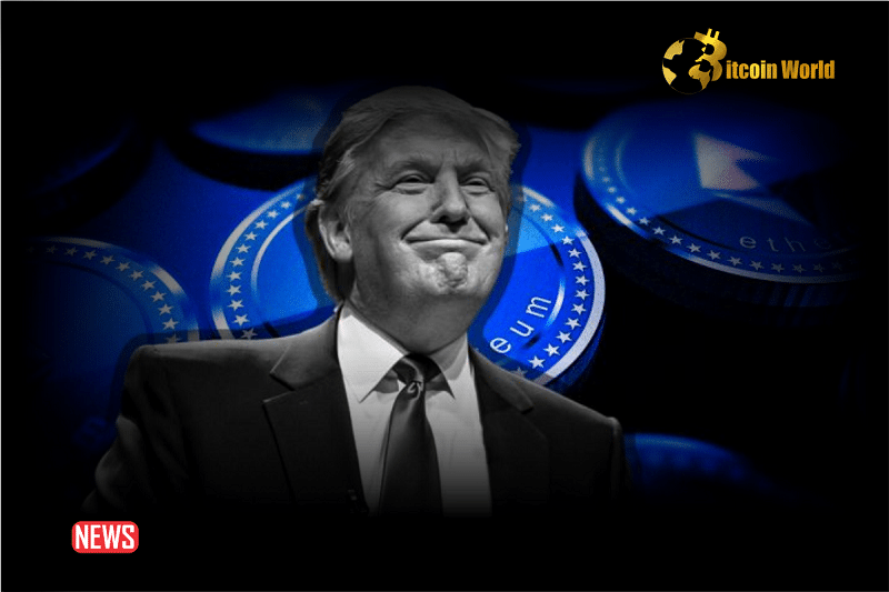 Ethereum Wallet Linked To Donald Trump Moved $2.4M In Crypto To Coinbase