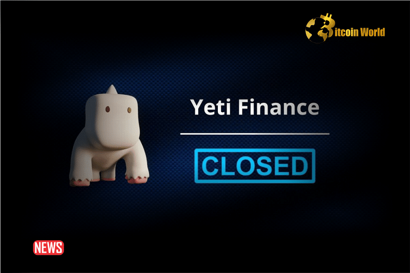 Yeti Finance Announces Plan To Shut Down Operations